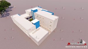 Etudes de 6 bâtiments à usage commercial dans le grand marché de ( (4)