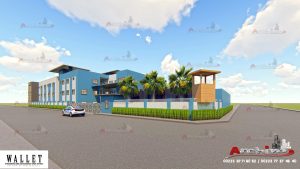 Etudes de 6 bâtiments à usage commercial dans le grand marché de ( (5)