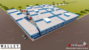 Etudes de 6 bâtiments à usage commercial dans le grand marché de ( (6)