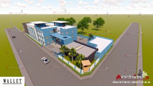 Etudes de 6 bâtiments à usage commercial dans le grand marché de ( (7)