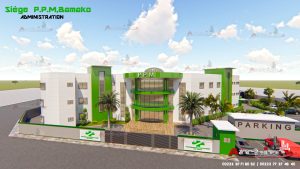 Etudes du siège de la Pharmacie Populaire du Mali à Bamako